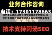 北京市工商局注册咨询电话是多少啊热线,北京市工商局注册咨询电话是多少啊热线是多少。
