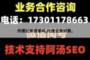 代理记账很累吗,代理记账好累。