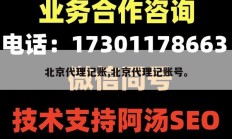 北京代理记账,北京代理记账号。