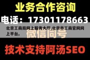 北京工商局网上服务大厅,北京市工商官网网上平台。